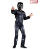 imageMARVEL Boys Deluxe Black Panther Costume Kids Superhero Halloween Costume Child  Officially LicensedXlarge