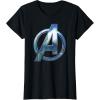 imageMarvel Black Panther Wakanda Forever Avengers Symbol TShirtBlack