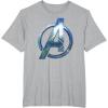 imageMarvel Black Panther Wakanda Forever Avengers Symbol TShirtHeather Grey