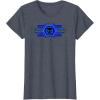 imageMarvel Black Panther Wakanda Forever Geometric Logo TShirtHeather Blue