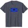 imageMarvel Black Panther Wakanda Forever Geometric Logo TShirtHeather Blue