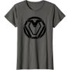 imageMarvel Black Panther Wakanda Forever Logo Outline TShirtAsphalt Grey