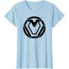 imageMarvel Black Panther Wakanda Forever Logo Outline TShirtBaby Blue