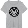 imageMarvel Black Panther Wakanda Forever Logo Outline TShirtHeather Grey