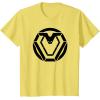 imageMarvel Black Panther Wakanda Forever Logo Outline TShirtLemon Yellow