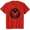 imageMarvel Black Panther Wakanda Forever Logo Outline TShirtRed