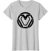 imageMarvel Black Panther Wakanda Forever Logo Outline TShirtSilver Grey