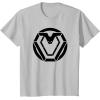 imageMarvel Black Panther Wakanda Forever Logo Outline TShirtSilver Grey