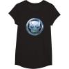 imageMarvel Black Panther Wakanda Forever Metal Panther Logo TShirtBlack