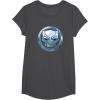 imageMarvel Black Panther Wakanda Forever Metal Panther Logo TShirtDark Heather Grey