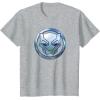 imageMarvel Black Panther Wakanda Forever Metal Panther Logo TShirtHeather Grey