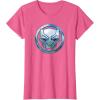 imageMarvel Black Panther Wakanda Forever Metal Panther Logo TShirtPink Heather