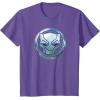 imageMarvel Black Panther Wakanda Forever Metal Panther Logo TShirtPurple Heather