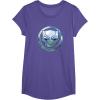 imageMarvel Black Panther Wakanda Forever Metal Panther Logo TShirtPurple Heather