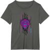 imageMarvel Black Panther Wakanda Forever Movie Panther Slash TShirtAsphalt Grey