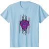 imageMarvel Black Panther Wakanda Forever Movie Panther Slash TShirtBaby Blue