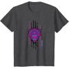 imageMarvel Black Panther Wakanda Forever Movie Panther Slash TShirtDark Heather Grey