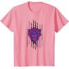 imageMarvel Black Panther Wakanda Forever Movie Panther Slash TShirtPink