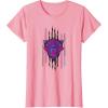 imageMarvel Black Panther Wakanda Forever Movie Panther Slash TShirtPink