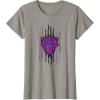 imageMarvel Black Panther Wakanda Forever Movie Panther Slash TShirtSlate Grey