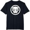 imageMarvel Black Panther Wakanda Forever Simple Panther Logo TShirtBlack