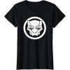 imageMarvel Black Panther Wakanda Forever Simple Panther Logo TShirtBlack
