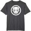 imageMarvel Black Panther Wakanda Forever Simple Panther Logo TShirtDark Heather Grey