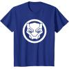 imageMarvel Black Panther Wakanda Forever Simple Panther Logo TShirtRoyal Blue