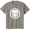 imageMarvel Black Panther Wakanda Forever Simple Panther Logo TShirtSlate Grey