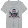 imageMarvel Captain America Brave New World Airborne Avenger Cap TShirtHeather Grey