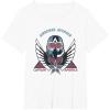 imageMarvel Captain America Brave New World Airborne Avenger Cap TShirtWhite