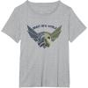 imageMarvel Captain America Brave New World Airborne Avengers TShirtHeather Grey