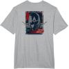 imageMarvel Captain America Brave New World Cap Face Logo TShirtHeather Grey