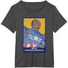 imageMarvel Captain America Brave New World Cap Face Poster TShirtDark Heather Grey