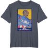 imageMarvel Captain America Brave New World Cap Face Poster TShirtHeather Blue