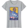 imageMarvel Captain America Brave New World Cap Face Poster TShirtHeather Grey
