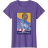 imageMarvel Captain America Brave New World Cap Face Poster TShirtPurple Heather