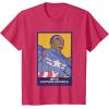 imageMarvel Captain America Brave New World Cap Face Poster TShirtRed Heather