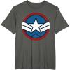 imageMarvel Captain America Brave New World Distressed Star Logo TShirtAsphalt Grey
