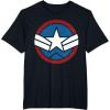 imageMarvel Captain America Brave New World Distressed Star Logo TShirtBlack