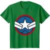imageMarvel Captain America Brave New World Distressed Star Logo TShirtKelly Green
