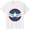 imageMarvel Captain America Brave New World Distressed Star Logo TShirtWhite