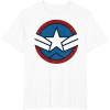 imageMarvel Captain America Brave New World Distressed Star Logo TShirtWhite