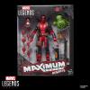 imageMarvel Legends Maximum Series Deadpool Deluxe Deadpool Comics Collectible 6Inch Action Figure with 24 Accessories Including XForces Doop