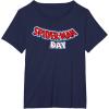 imageMarvel SpiderMan Day August 1 Official Logo TShirtNavy Blue