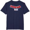 imageMarvel SpiderMan Day August 1 Official Logo TShirtNavy Blue