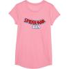 imageMarvel SpiderMan Day August 1 Official Logo TShirtPink