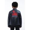 imageMarvel SpiderMan Faux Leather Jacket Little Kid to Big Kid Sizes 41416Black  Spiderman