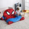 imageMarvel SpiderMan Oversized Kids Floor LoungerSoft Plush Chair with Pillow ampamp Cushion Comfortable Portable Nap and Play Mat for Bedroom or PlayroomSpiderman