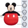 imageMarvel SpiderMan Oversized Kids Floor LoungerSoft Plush Chair with Pillow ampamp Cushion Comfortable Portable Nap and Play Mat for Bedroom or PlayroomMickey Mouse